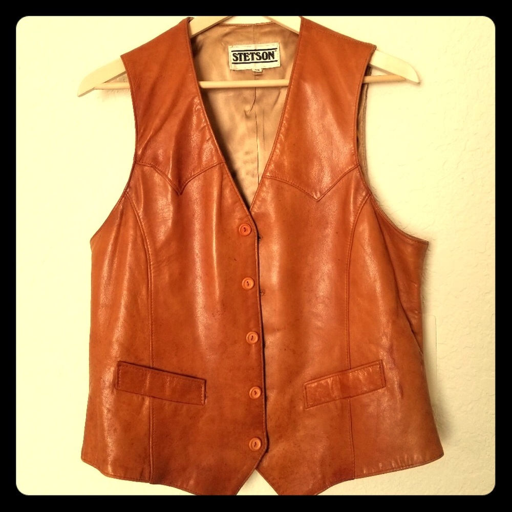 Stetson Leather Vest